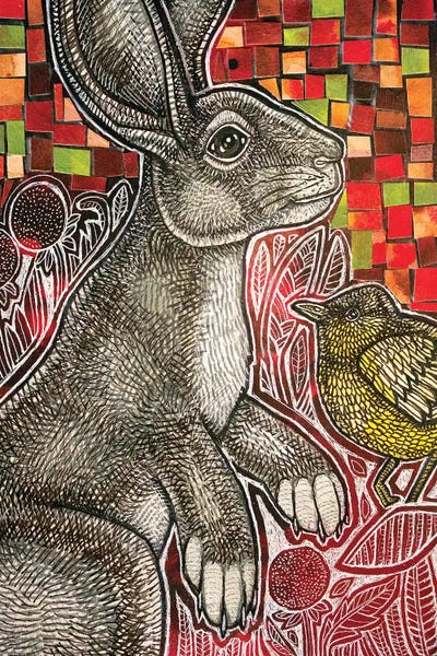 Young Rabbit by Lynnette Shelley art print