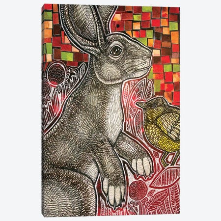 Young Rabbit Canvas Print #LSH192} by Lynnette Shelley Canvas Art Print