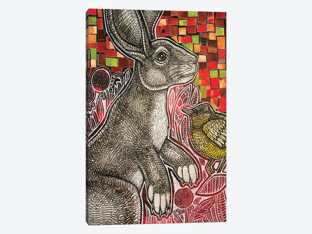 Young Rabbit by Lynnette Shelley 1-piece Canvas Art Print