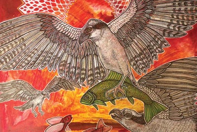 Catch Of The Day by Lynnette Shelley art print