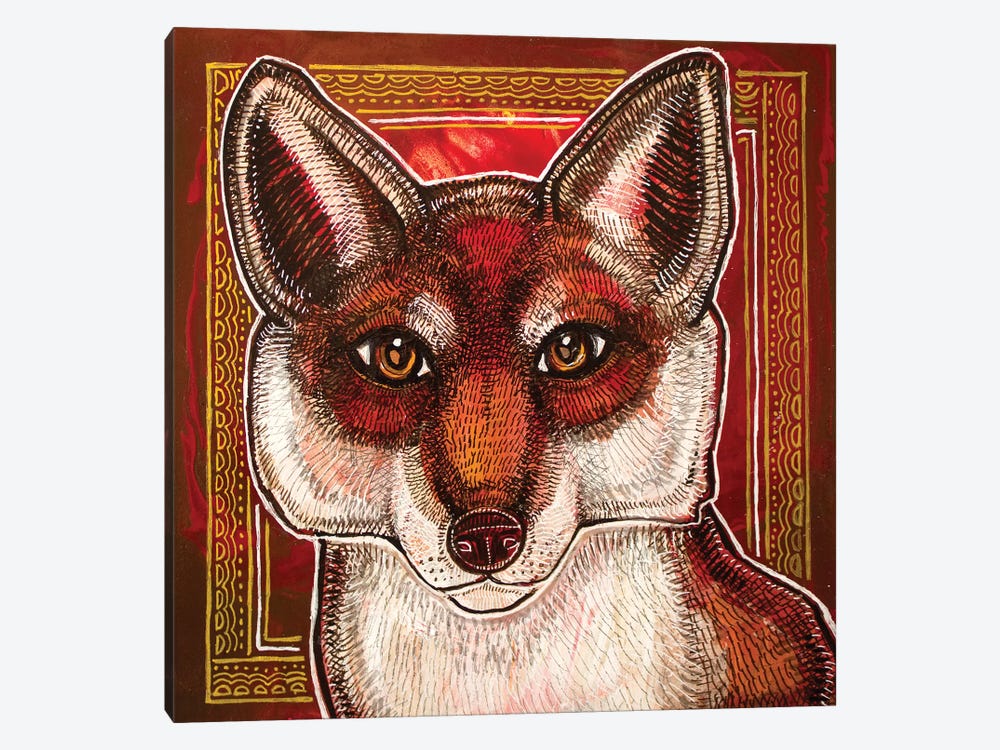 Curious Fox by Lynnette Shelley 1-piece Canvas Art