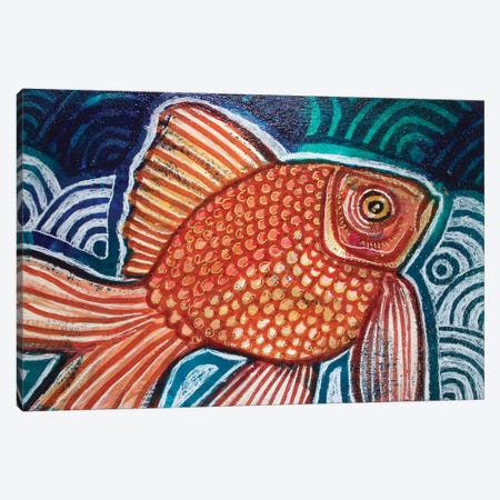 Little Fish Canvas Print #LSH202} by Lynnette Shelley Art Print