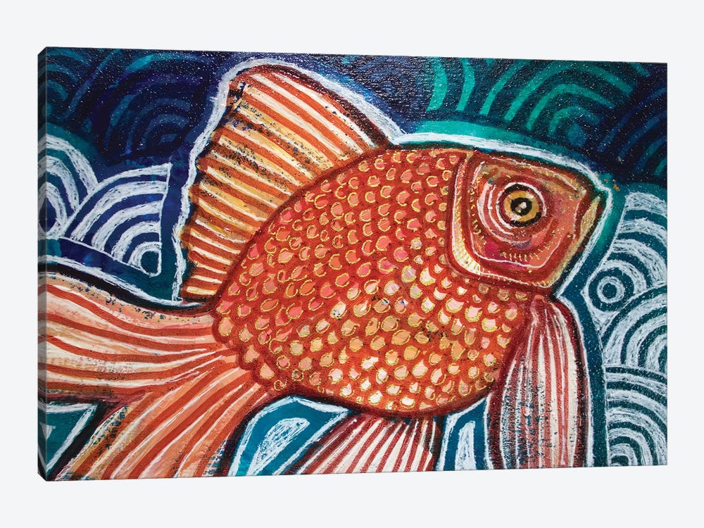 Little Fish by Lynnette Shelley 1-piece Canvas Artwork