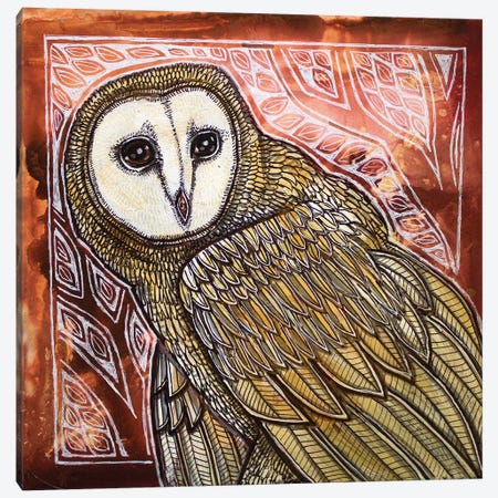 Nocturnal Visitor Canvas Print #LSH204} by Lynnette Shelley Canvas Art