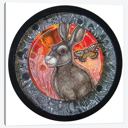 Rabbit Song Canvas Print #LSH206} by Lynnette Shelley Canvas Artwork