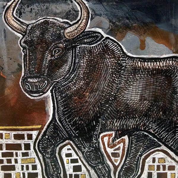 Bulls: Black Bull by Lynnette Shelley