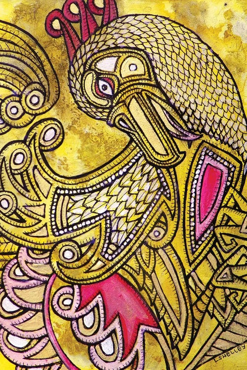 Dancing Bird by Lynnette Shelley wall art