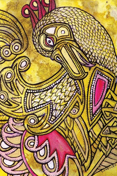 Peacocks: Dancing Bird by Lynnette Shelley