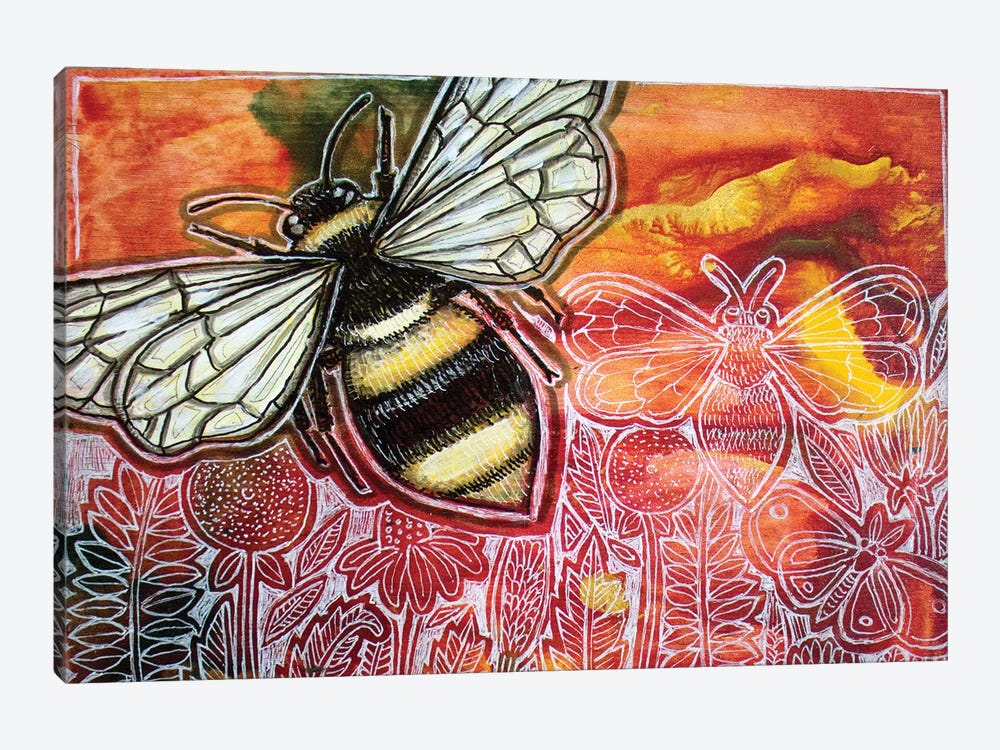 Busy Bee by Lynnette Shelley 1-piece Art Print