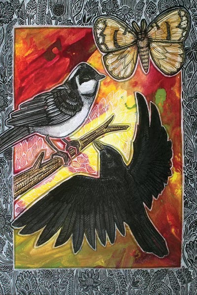 Crows: One Summer Bright Morning by Lynnette Shelley