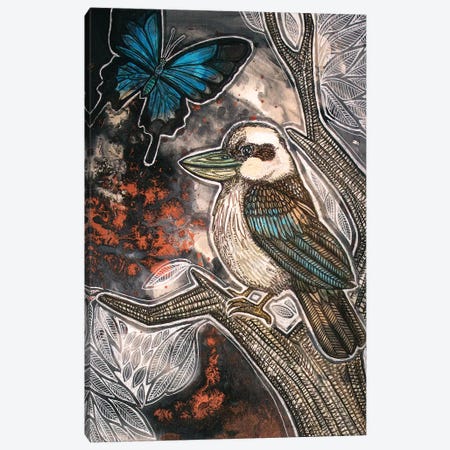 Cry, Kookaburra Canvas Print #LSH237} by Lynnette Shelley Canvas Print