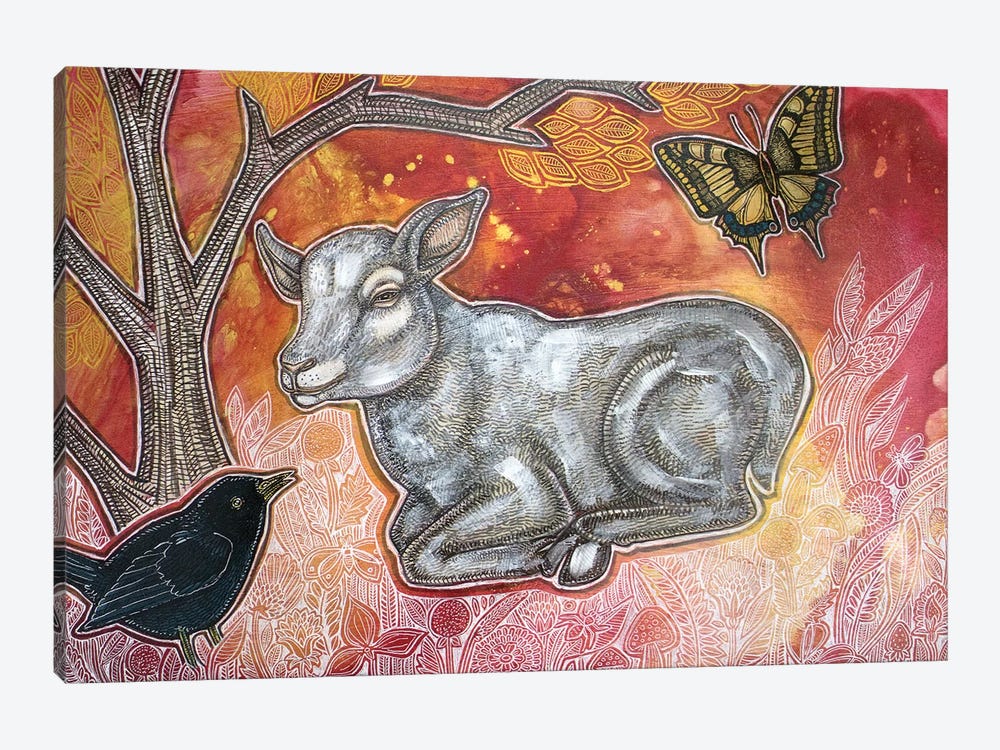 Spring Lamb by Lynnette Shelley 1-piece Art Print