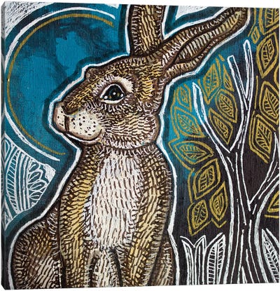 Little Rabbit Canvas Art Print - Lynnette Shelley