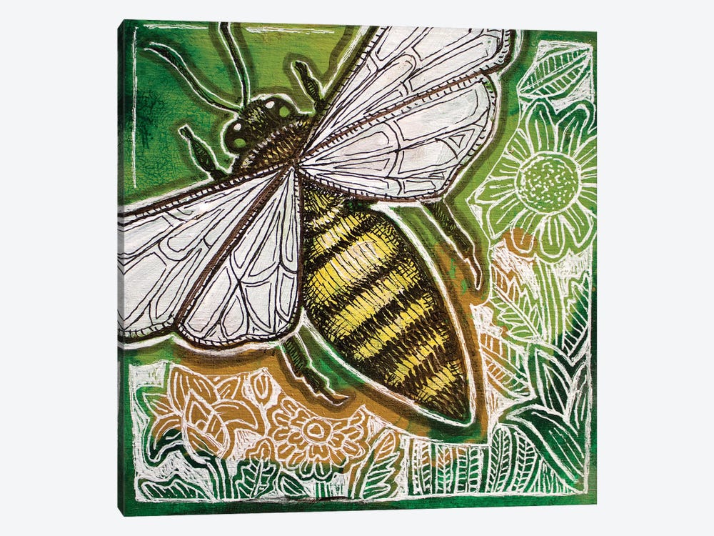 Little Bee by Lynnette Shelley 1-piece Canvas Print