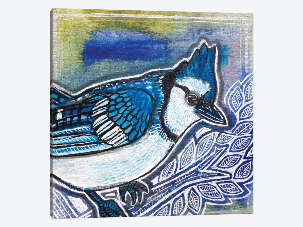 Blue Jay by Lynnette Shelley 1-piece Canvas Art Print