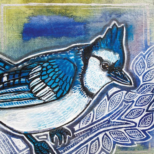 Lynnette Shelley: Blue Jay by Lynnette Shelley