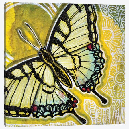Sunny Swallowtail Canvas Print #LSH273} by Lynnette Shelley Canvas Wall Art