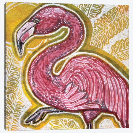 Pink Flamingo Canvas Print #LSH274} by Lynnette Shelley Canvas Print