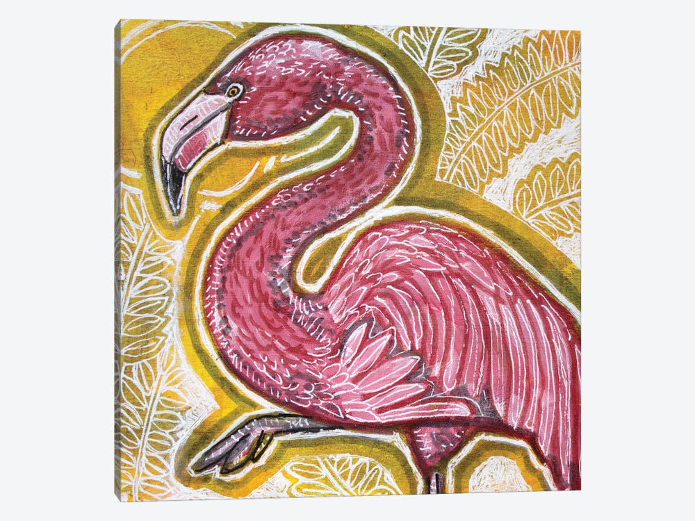 Pink Flamingo by Lynnette Shelley 1-piece Art Print