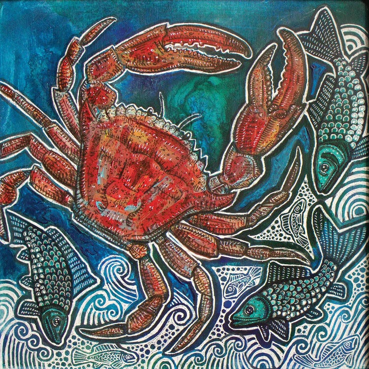 Feeling Crabby by Lynnette Shelley wall art