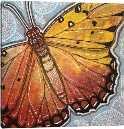 Little Moth Canvas Art Print - Lynnette Shelley