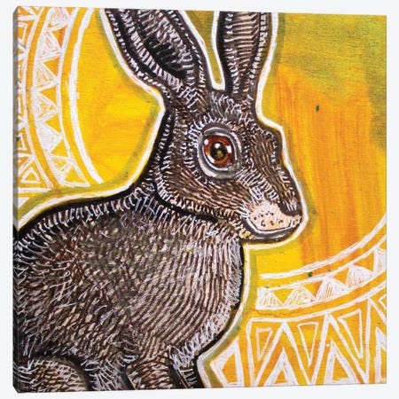 Sun Rabbit Canvas Print #LSH285} by Lynnette Shelley Canvas Wall Art