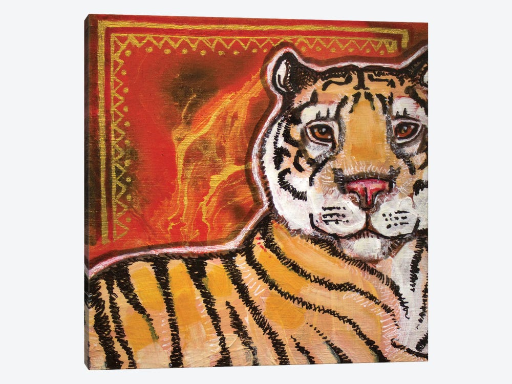 Tiger by Lynnette Shelley 1-piece Canvas Wall Art