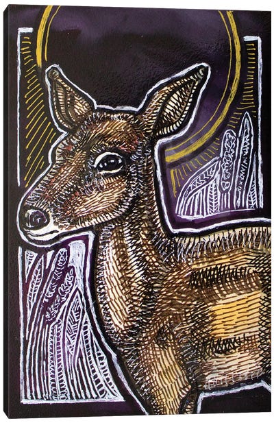 Oh! Deer Canvas Art Print - Lynnette Shelley