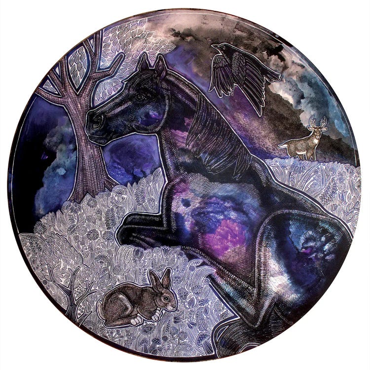 Dark Horse by Lynnette Shelley wall art