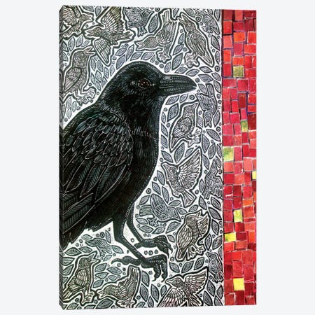 Counting Crows Canvas Print #LSH349} by Lynnette Shelley Canvas Art
