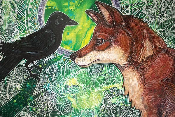 Foxes: Fox And Crow by Lynnette Shelley