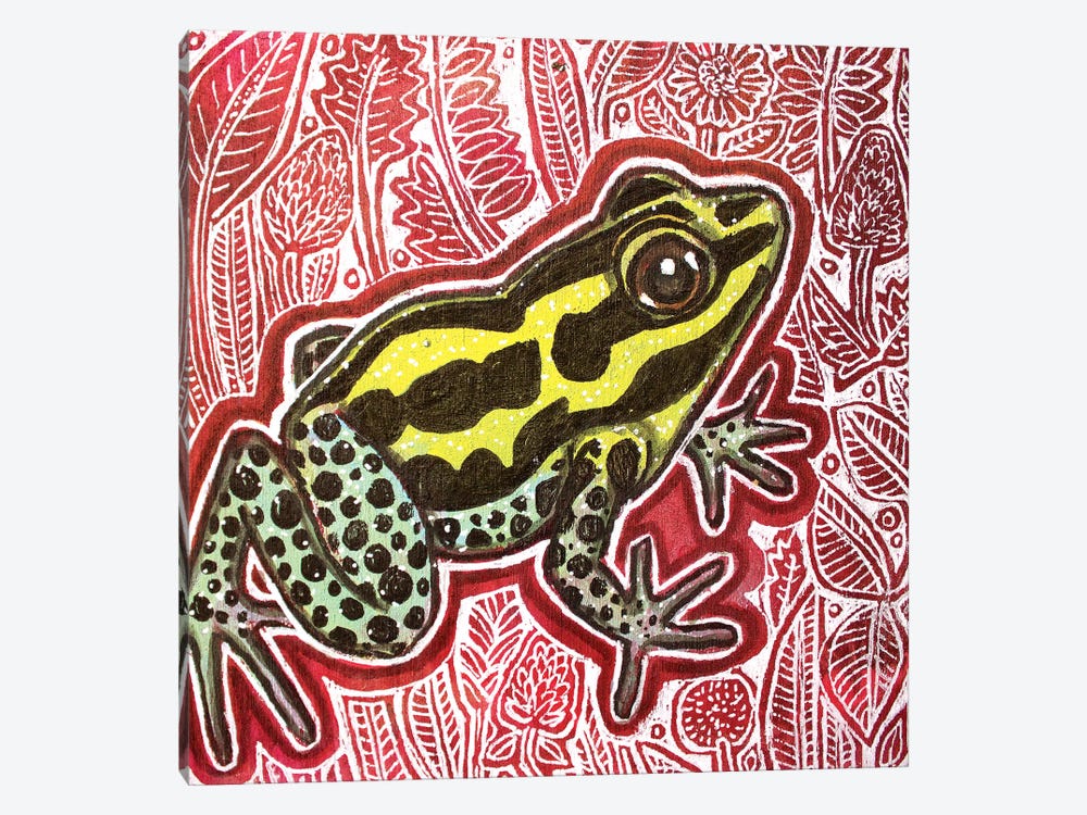 Poison Dart Frog by Lynnette Shelley 1-piece Canvas Artwork