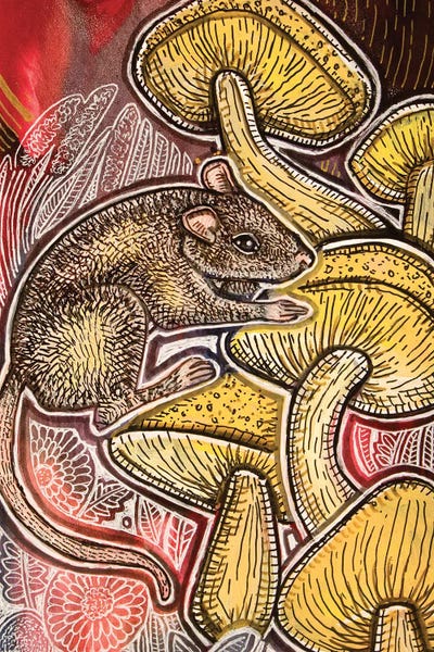 Mice: Mouse And Toadstool by Lynnette Shelley