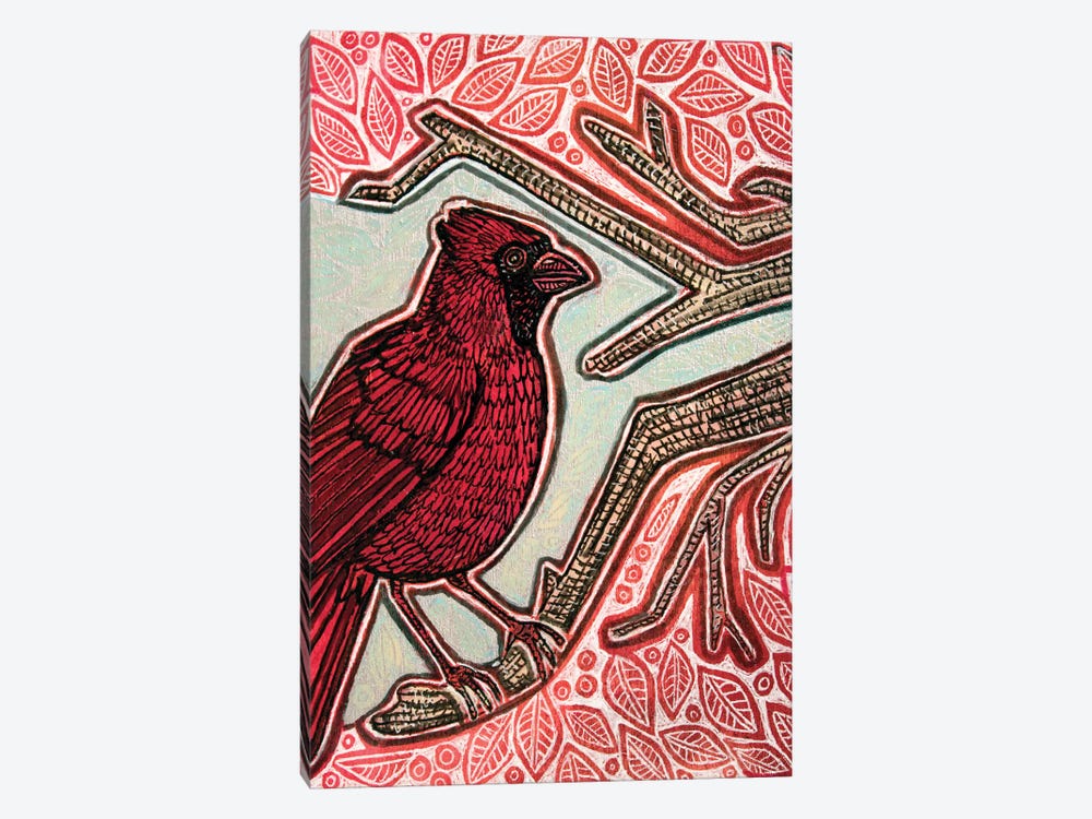 Northern Cardinal by Lynnette Shelley 1-piece Art Print