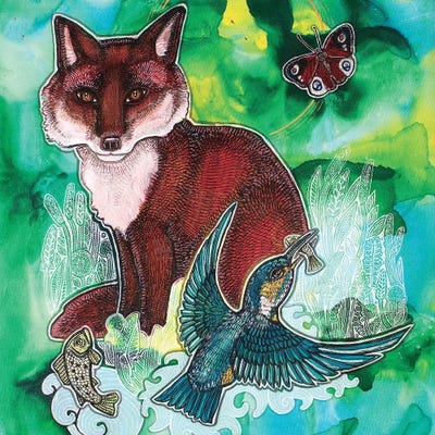 Spring Green Idyll by Lynnette Shelley art print