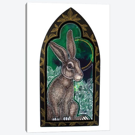 Wild Rabbit On The Green Canvas Print #LSH397} by Lynnette Shelley Canvas Art