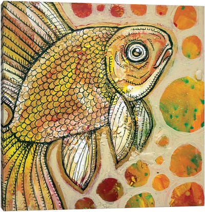 Goldfish Canvas Art Print - Lynnette Shelley