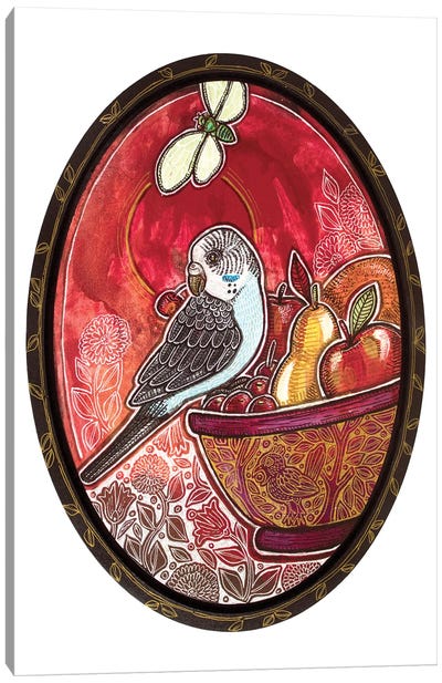 Cherry Pick Canvas Art Print - Lynnette Shelley