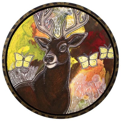 The Noble Stag by Lynnette Shelley art print