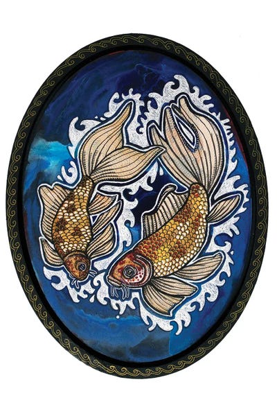 Koi: Swimming Koi by Lynnette Shelley