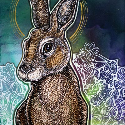 In The Green by Lynnette Shelley framed canvas print