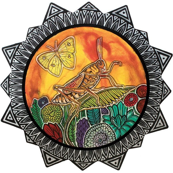Mandalas: Grasshopper Song by Lynnette Shelley