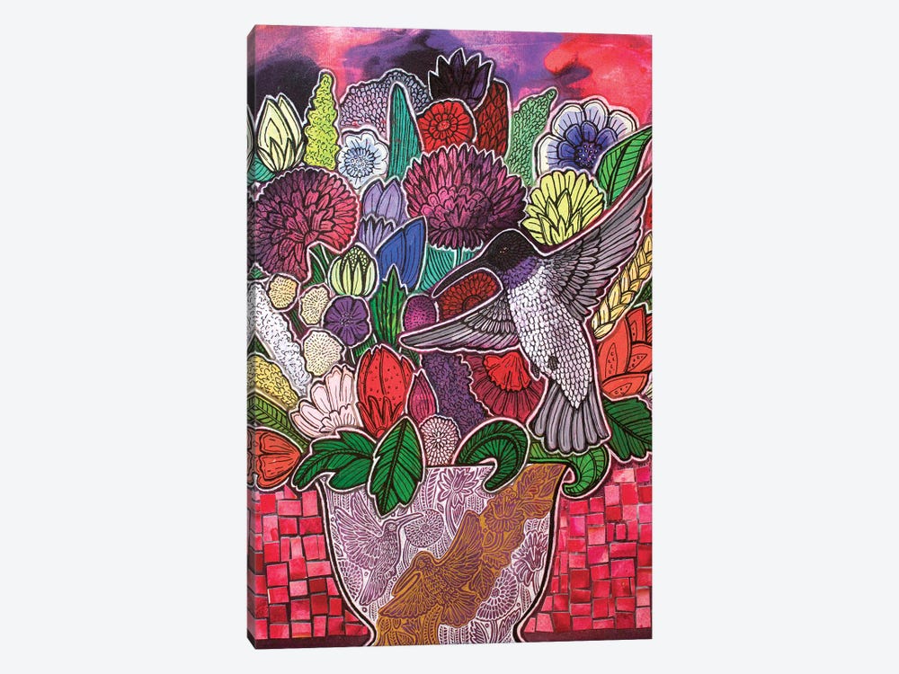 Hummingbird Delight by Lynnette Shelley 1-piece Art Print