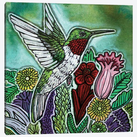 Garden Ruby Canvas Print #LSH450} by Lynnette Shelley Canvas Art