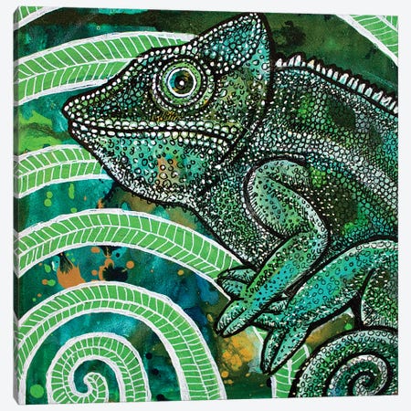 Hidden Chameleon Canvas Print #LSH45} by Lynnette Shelley Canvas Art