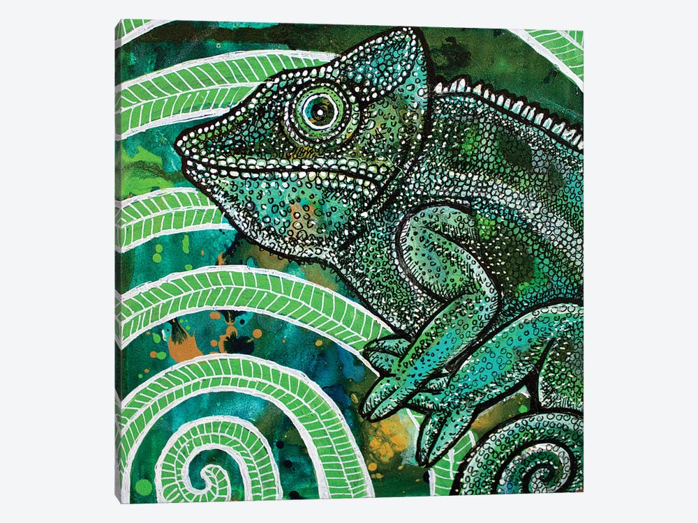 Hidden Chameleon by Lynnette Shelley 1-piece Canvas Art