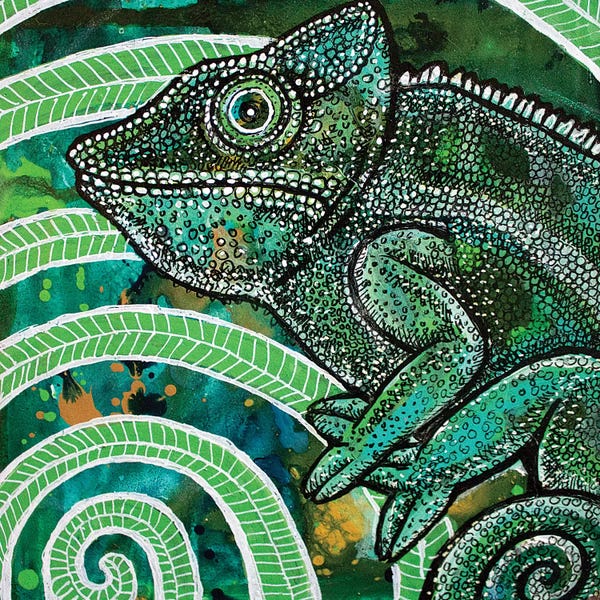 Chameleons: Hidden Chameleon by Lynnette Shelley