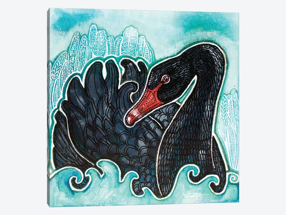 Black Swan by Lynnette Shelley 1-piece Art Print