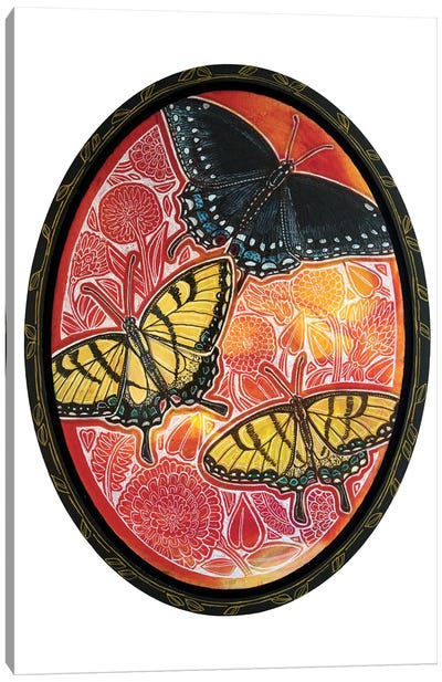 Swallowtail Garden Canvas Art Print - Lynnette Shelley
