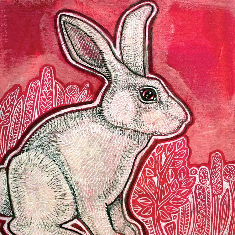 White Rabbit by Lynnette Shelley wall art